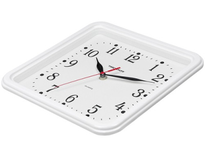 Фото Часы настенные TROYKA квадратные белые 81810835 от производителя, с доставкой по Хабаровску