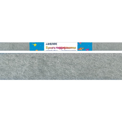 Фото Бумага цветная гофрированная 50x250см deVENTE серебряная 8040808 от производителя, с доставкой по Хабаровску