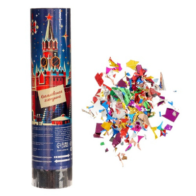 Фото Хлопушка поворотная 20см Кремлевская хлопушка 10337487 от производителя, с доставкой по Хабаровску