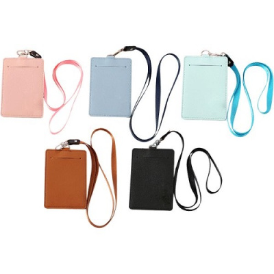 Фото Бейдж вертикальный 110x77мм на ленте иск кожа 2 отделения deVENTE Classic 8093320 от производителя, с доставкой по Хабаровску