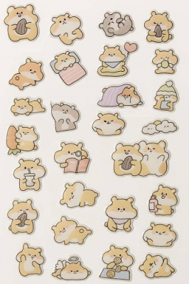 Фото Наклейки объемные Wind-up hamster YT-EA335 от производителя, с доставкой по Хабаровску