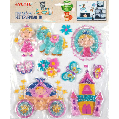Фото Наклейки д/интерьера объемные deVENTE Маленькая Принцесса 8004191 от производителя, с доставкой по Хабаровску