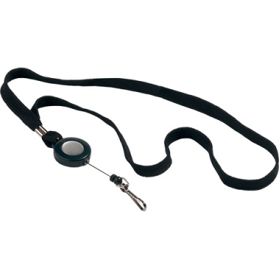 Фото Лента для бейджей 44 см с рулеткой и мет. карабином deVENTE 4010101 от производителя, с доставкой по Хабаровску