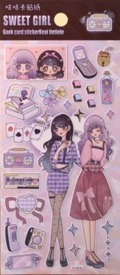 Фото Наклейки Sweet Girlfriendl 20,5х9,4см YT28 от производителя, с доставкой по Хабаровску