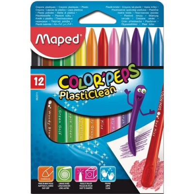 Фото Мелки пластиковые 12цв MAPED COLOR PEPS 862011 от производителя, с доставкой по Хабаровску