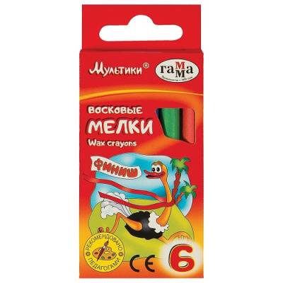 Фото Мелки восковые 6цв Гамма Мультики 2131018_01_28 от производителя, с доставкой по Хабаровску