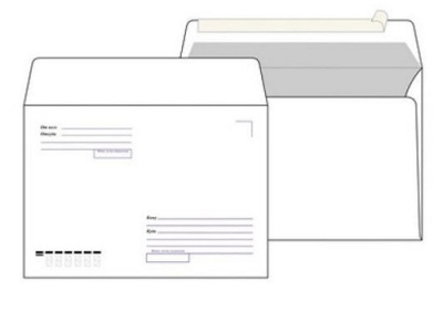 Фото Конверт почтовый 162х114мм Кому-Куда декстрин серая запечатка С6-2020 от производителя, с доставкой по Хабаровску