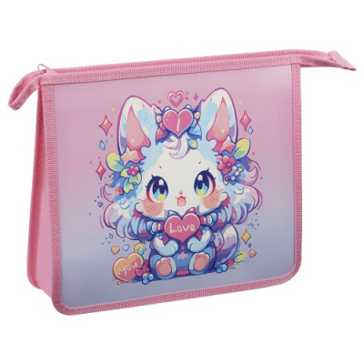 Фото Папка для тетрадей А5 на молнии 2отделения ArtSpace Kawai Cat ПТ-73-2_58208 от производителя, с доставкой по Хабаровску