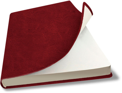 Фото Ежедневник недатированный Lamark Sigma FLEX В6 (125х170 мм) темно-красный, 256 стр., закругленные уг от производителя, с доставкой по Хабаровску