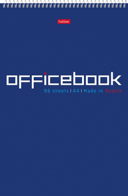 Фото Блокнот А4 96л клетка на гребне OFFICE 96Б4В1сп_28090 от производителя, с доставкой по Хабаровску