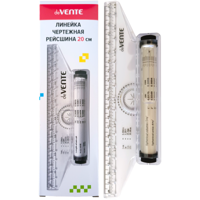 Фото Рейсшина роликовая 20см пластик ролик deVENTE 5091416 от производителя, с доставкой по Хабаровску