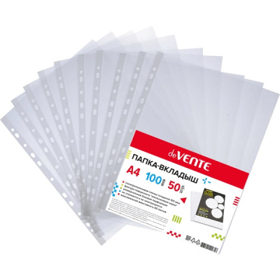 Фото Мультифора (Файл-вкладыш) А4 100мкм 50шт апельсиновая корка deVENTE 3050013 от производителя, с доставкой по Хабаровску