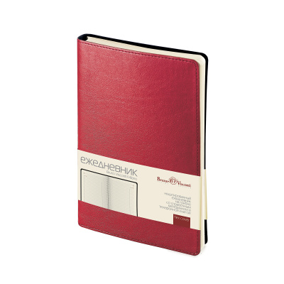 Фото Ежедневник А5 без дат Bruno Visconti MILANO 272стр иск кожа красный 3-415/06 от производителя, с доставкой по Хабаровску