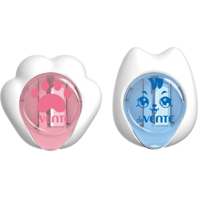 Фото Точилка пластиковая с контейнером и ластиком 1отв deVENTE Candy Cat 8031401 от производителя, с доставкой по Хабаровску