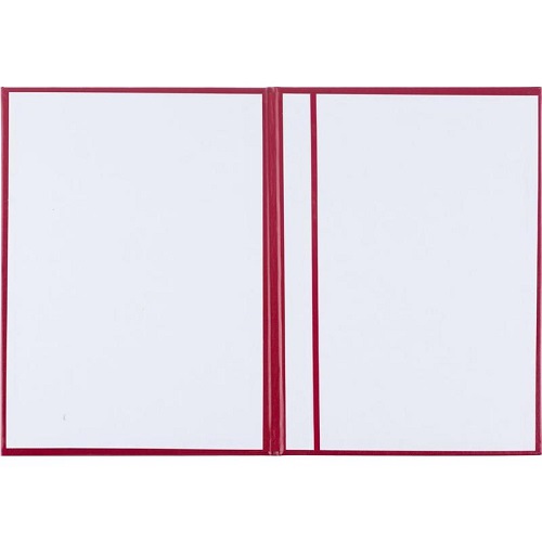 Фото Папка адресная А4 БЕЗ НАДПИСИ бумвинил бордовая 130288 от производителя, с доставкой по Хабаровску