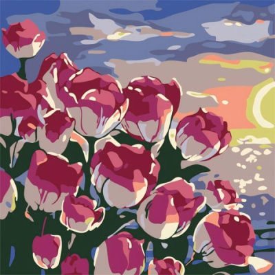 Фото Картина по номерам Draw Me! Pink roses 20х20см 156-HB3097 от производителя, с доставкой по Хабаровску