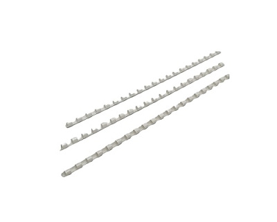 Фото Пружины пластиковые для переплета 6 мм, белые от производителя, с доставкой по Хабаровску