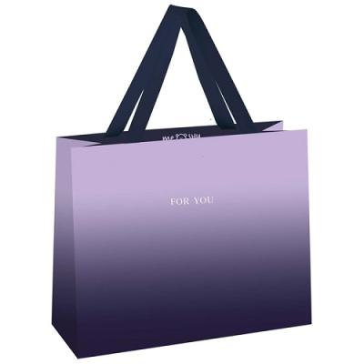 Фото Пакет подарочный 23х18х10см MESHU Duotone Purple gradient MS_45808 от производителя, с доставкой по Хабаровску