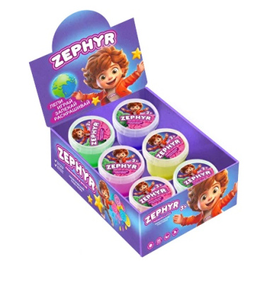 Фото Кинетический пластилин Zephyr 75гр от производителя, с доставкой по Хабаровску