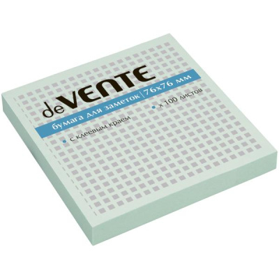 Фото Липкий блок 76х76мм 100л голубой пастель deVENTE 2010328 от производителя, с доставкой по Хабаровску