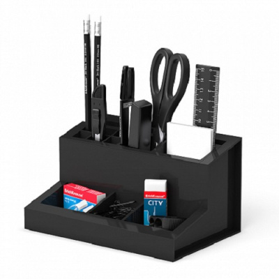 Фото Органайзер канцелярский набор 13пр ErichKrause Leader черный 97 от производителя, с доставкой по Хабаровску
