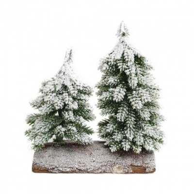 Фото Елочки заснеженные на пенечке 15см и 19см 6264 от производителя, с доставкой по Хабаровску
