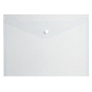 Фото Папка-конверт на кнопке A4 (330x235мм) 300мкм прозрачная 3079570 от производителя, с доставкой по Хабаровску