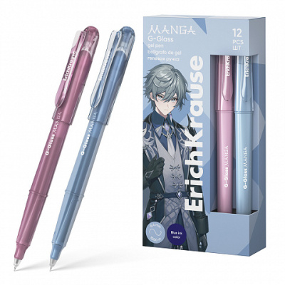 Фото Ручка гел 0,5 синяя игольчатый узел ErichKrause G-Glass Stick Manga 61305  от производителя, с доставкой по Хабаровску