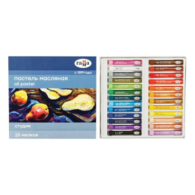 Фото Пастель масляная 25цв Гамма Студия 290920201 от производителя, с доставкой по Хабаровску