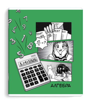 Фото Тетрадь 48л А5 клетка АНИМЕ Алгебра 63419/50 от производителя, с доставкой по Хабаровску