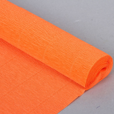 Фото Бумага цветная гофрированная 50x250см Attomex оранжевая 8040706 от производителя, с доставкой по Хабаровску