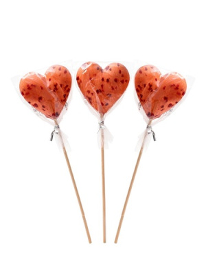 Карамель леденцовая на палочке Сердце SUPER FOOD 30г 10009269