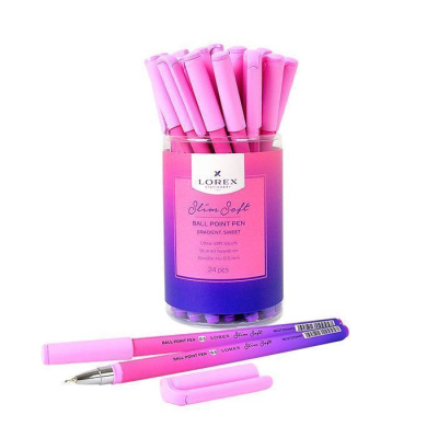 Фото Ручка шар 0,5 синяя игольчатый узел LOREX GRADIENT SWEET LXOPSS-GR2 от производителя, с доставкой по Хабаровску