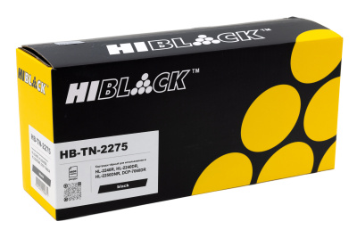 Тонер-картридж Hi-Black (HB-TN-2275) для Brother HL-2240R/2240DR/2250DNR/DCP-7060DR, 2,6K
