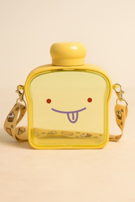 Бутылка 380мл Хлебный ломтик желтая YF2205-01