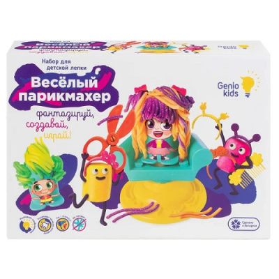 Фото Набор для лепки Genio Kids Веселый парикмахер LV3203 от производителя, с доставкой по Хабаровску