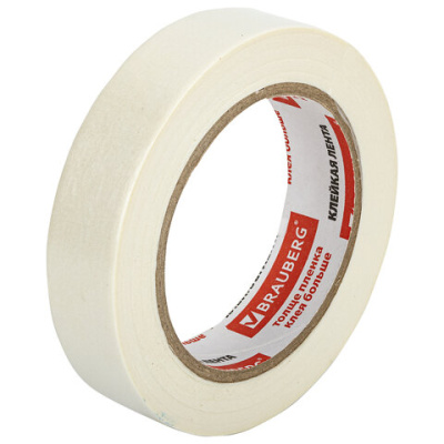 Фото Лента малярная 25ммх50м BRAUBERG 228086 от производителя, с доставкой по Хабаровску