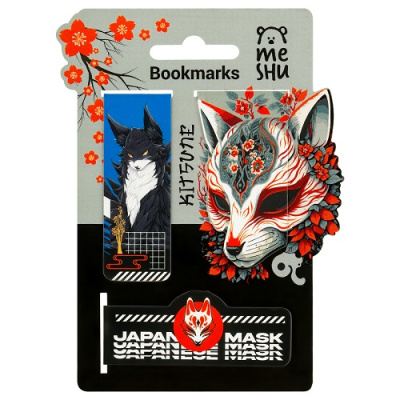 Фото Закладки магнитные 3шт MESHU Kitsune MS_58293 от производителя, с доставкой по Хабаровску
