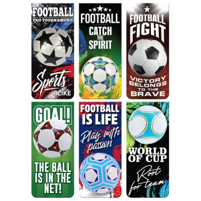 Фото Закладки магнитные бумажные 6шт deVENTE Football forever 8065620 от производителя, с доставкой по Хабаровску