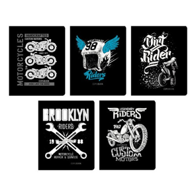 Фото Тетрадь 96л А5 клетка Мотоклуб ТФ967887 от производителя, с доставкой по Хабаровску