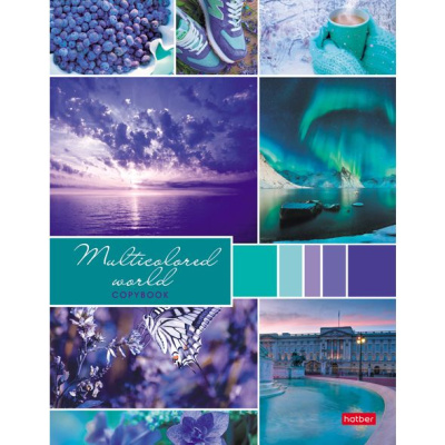 Фото Тетрадь 160л А5 клетка на кольцах Разноцветный мир 160ТК5В1_18951  от производителя, с доставкой по Хабаровску