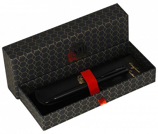 Фото Ручка шар MANZONI Rimini корпус черный золото MARB-BG от производителя, с доставкой по Хабаровску