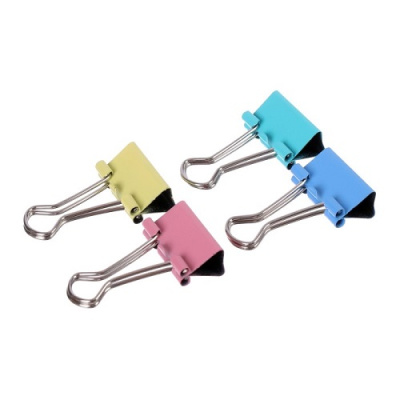 Фото Зажим для бумаг 19мм цветной 1шт 4131314 от производителя, с доставкой по Хабаровску