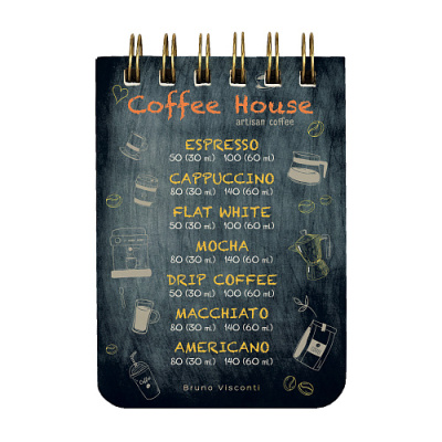 Фото Блокнот А7 100л линейка на гребне CUTE JOURNAL Coffe House 3-100-009/04 от производителя, с доставкой по Хабаровску