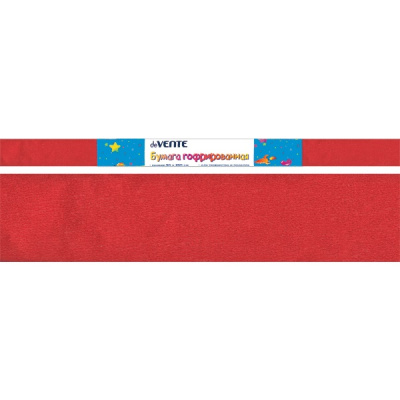 Фото Бумага цветная гофрированная 50x250см deVENTE красная 8040720 от производителя, с доставкой по Хабаровску