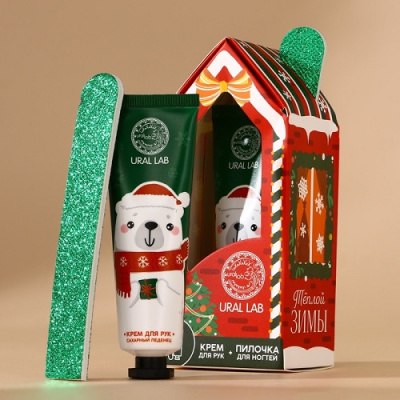 Фото Набор подарочный URAL LAB Теплой зимы (крем д/рук 30мл+пилочка д/ногтей) 10470259 от производителя, с доставкой по Хабаровску