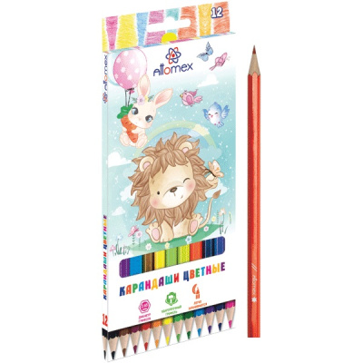 Фото Карандаши 12цв М Attomex Zoo 5022810 от производителя, с доставкой по Хабаровску