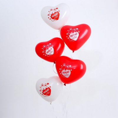 Фото Шар воздушный Я тебя люблю 5шт 7609239 от производителя, с доставкой по Хабаровску