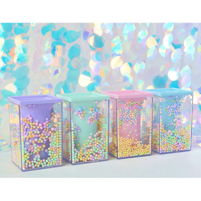 Фото Стакан для канц принадлежностей deVENTE It is a Party! квадратный пластик ассорти 4104236 от производителя, с доставкой по Хабаровску