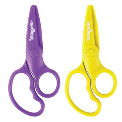 Фото Ножницы детские 127мм Юнландия с безопасными пластиковыми лезвиями 236982 от производителя, с доставкой по Хабаровску